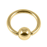 Gold Plated Steel (PVD) Ball Closure Ring (BCR) - SKU 38001