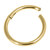 Gold Plated Steel (PVD) Hinged Segment Ring (Clicker) - SKU 38015