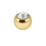 Gold Plated Titanium (PVD) Jewelled Balls 1.2mm - SKU 38101