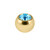 Gold Plated Titanium (PVD) Jewelled Balls 1.2mm - SKU 38103