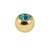 Gold Plated Titanium (PVD) Jewelled Balls 1.2mm - SKU 38109