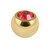 Gold Plated Titanium (PVD) Jewelled Balls 1.6mm - SKU 38117