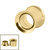 Gold Plated Steel (PVD) Internal Thread Double Flared Eyelet - SKU 38421