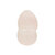 Rose Quartz Stone Double Flared Teardrop Plug - SKU 38454