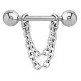 Steel Double Chain Nipple Bar - SKU 38485