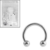 Sterile Titanium Circular Barbells (CBB) (Horseshoes) - SKU 38565