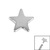 Titanium Star for Internal Thread shafts in 1.2mm - SKU 39064