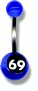 Acrylic Logo Belly Bars 10 / uv blue / UV_pic_ban_69
