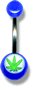 Acrylic Logo Belly Bars 8 / uv blue / UV_pic_ban_ganja