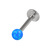 Steel Labret with Synthetic Opal Ball 1.2mm - SKU 39172