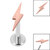 Titanium Internally Threaded Labrets 1.2mm - Steel Lightning Bolt - SKU 39306