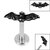 Titanium Internally Threaded Labrets 1.2mm - Steel Vampire Bat - SKU 39784