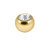 Gold Plated Steel (PVD) Jewelled Balls 1.2mm - SKU 40321