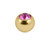 Gold Plated Steel (PVD) Jewelled Balls 1.2mm - SKU 40322