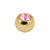 Gold Plated Steel (PVD) Jewelled Balls 1.2mm - SKU 40324