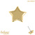 belong 14ct Solid Gold Threadless (Bend fit) Mini Star - SKU 40387