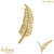 belong 14ct Solid Gold Threadless (Bend fit) Feather - SKU 40394
