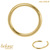 belong 14ct Solid Gold Hinged Clicker Ring - SKU 40408