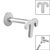 Titanium Internally Threaded Labrets 1.2mm - Steel Zodiac Signs - SKU 40555