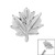 Steel Maple Leaf for Internal Thread shafts in 1.2mm - SKU 40677