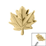 Steel Maple Leaf for Internal Thread shafts in 1.2mm - SKU 40678