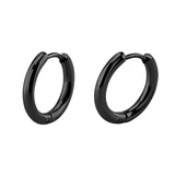 Surgical Steel Huggie Ear Clicker Rings - Round (pairs) - SKU 41730