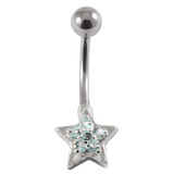 Belly Bar - Various Styles Light Blue / XA35