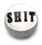 Steel Logo Balls - Words Sh*t (on White)