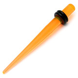 Acrylic Plain Stretcher - Straight 1.6-9mm 5mm, Orange