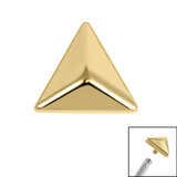 Titanium Pyramid Triangle for Internal Thread shafts in 1.2mm - SKU 46739