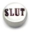 Steel Logo Balls - Words Sl*t (on White)
