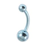 Titanium Curved Bar 1.6mm with 6-4 balls - SKU 4879
