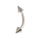 Titanium Coned Micro Curved Barbell 1.2mm - SKU 4990