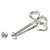 Silver Crystal Studs ST1 - ST2 - ST3 - ST8 - ST9 ST1, 1.5mm, 1 Pair Crystal Clear - alternative image