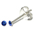 Silver Crystal Studs ST1 - ST2 - ST3 - ST8 - ST9 ST2, 2mm, 1 Pair Sapphire Blue - alternative image