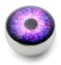 Steel Logo Balls - Pictures 1.6mm, 6mm, Cyber Eyes (Purple)