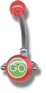 Acrylic Spin Belly Bars Red / Stop-Go