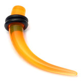 Acrylic Plain Claw Stretchers 2-8mm 6mm, Orange