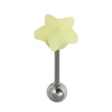 Steel Barbell with Silicone Cover - Star - SKU 5611