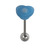 Steel Barbell with Silicone Cover - Heart - SKU 5618