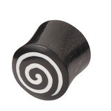 Organic Horn Plug with Spiral (HP6) - SKU 5713