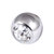 Steel Threaded Jewelled Balls 1.2x3mm - SKU 6027