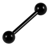 Black Titanium Barbells 1.6mm 1.6mm, 12mm, 5mm