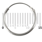 Sterling Silver Hoops - Earrings H1-H20 - SKU 6126