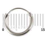 Sterling Silver Hoops - Earrings H1-H20 - SKU 6138