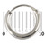 Sterling Silver Hoops - Earrings H1-H20 - SKU 6139