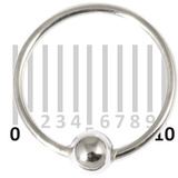 Sterling Silver Hoops - Earrings and Nose Rings - SKU 6147