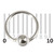 Sterling Silver Hoops - Earrings and Nose Rings - SKU 6149