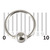 Sterling Silver Hoops - Earrings H21-H24 - SKU 6149