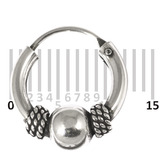 Sterling Silver Hoops - Earrings  H25-H27 - SKU 6151